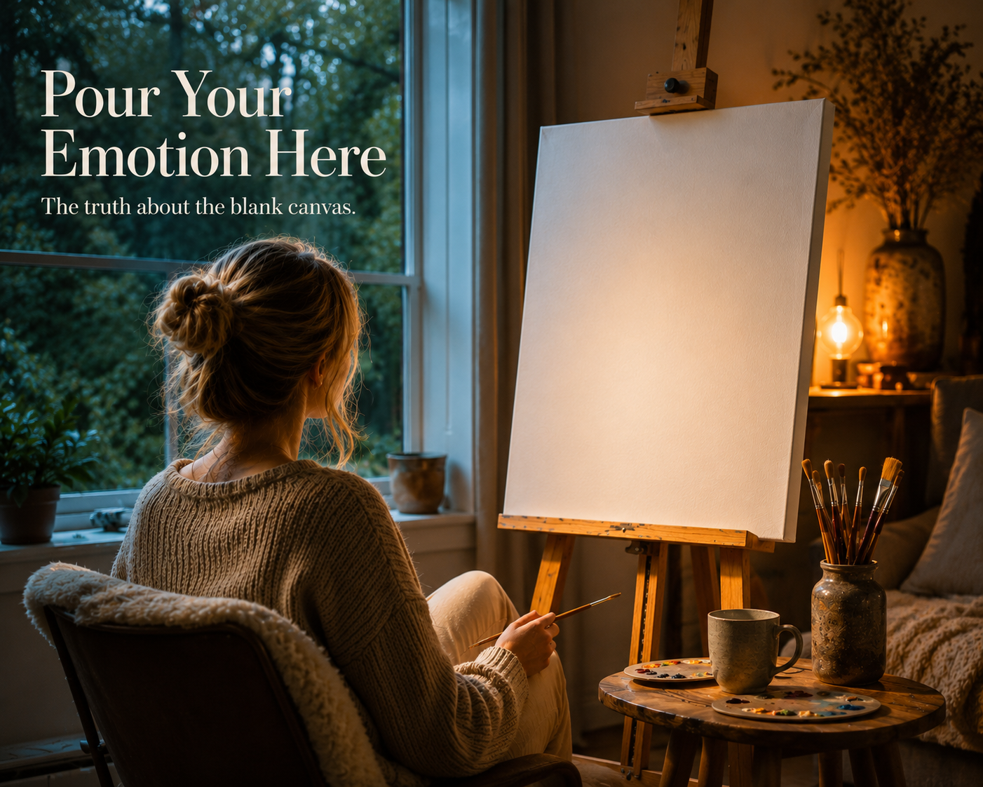 Pour Your Emotion Here: The Truth About the Blank Canvas