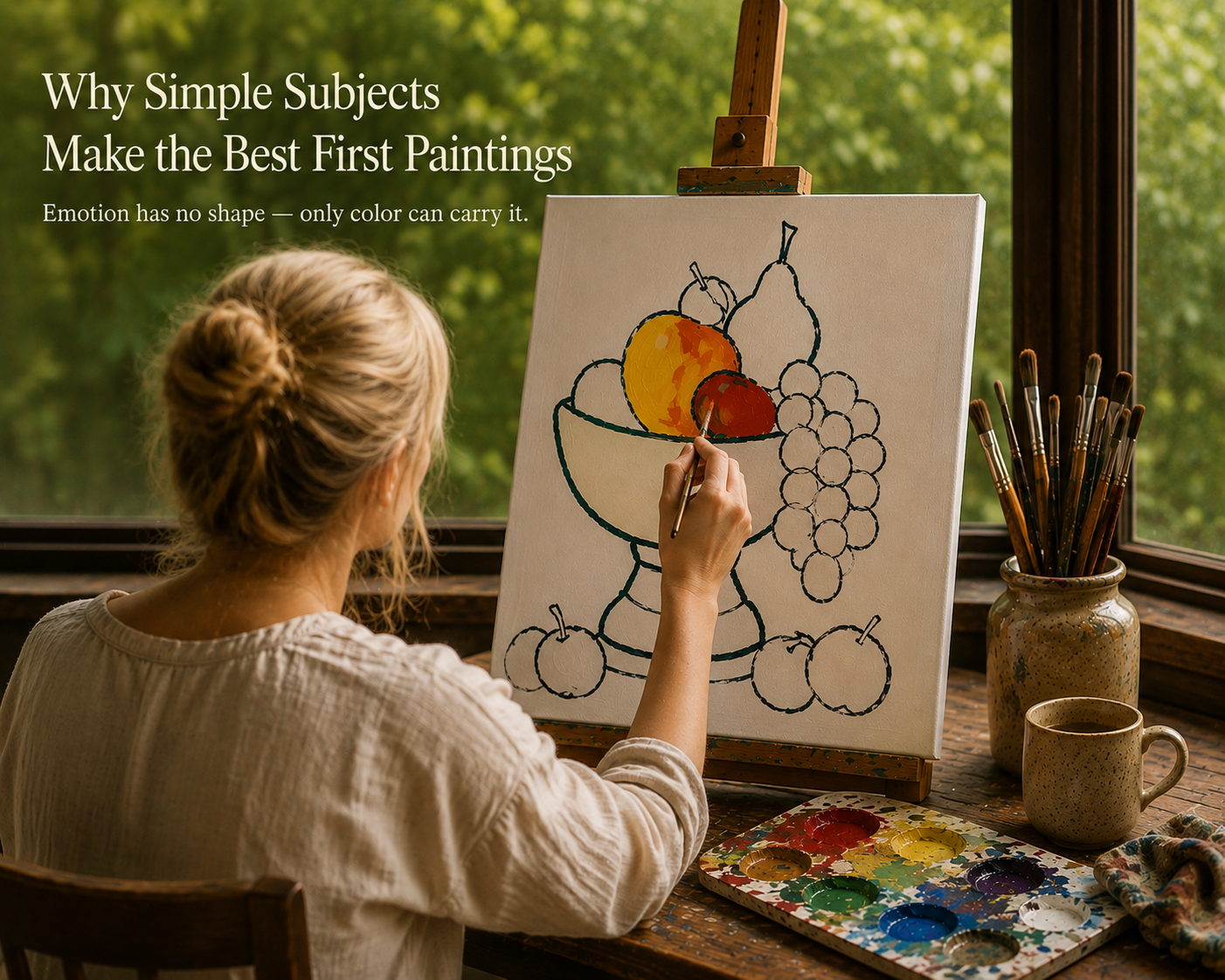 Why Simple Subjects Make the Best First Paintings